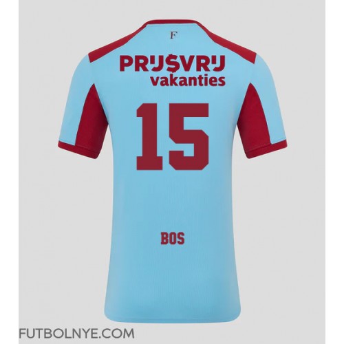 Camiseta Feyenoord Jordan Bos #15 Tercera Equipación 2025-26 manga corta